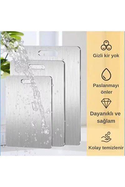 Premium Çelik Kesme Panosu: Mutfakta Profesyonellik ve Hijyen