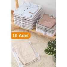 Dolap İçi Giysi Organizer Seti – 10'lu
