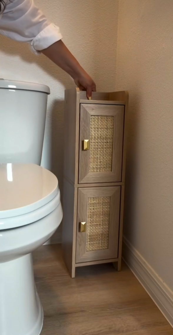 Şık banyo wc organizer dolap