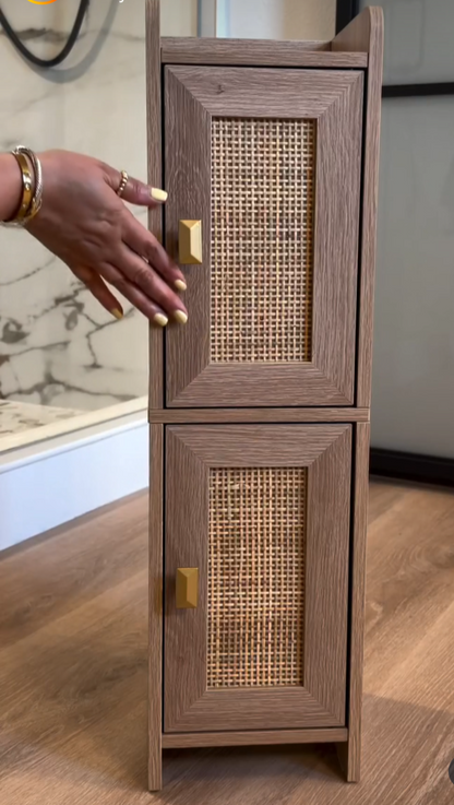 Şık banyo wc organizer dolap
